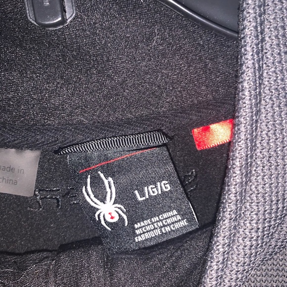 Men’s Spider Grey/Black Quarter ZIP - Picture 2 of 2